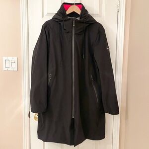 Navigare Orizzonte Navy Gear Long Hooded Down Coat Storm Zip Black XXXL